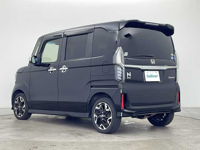 ホンダ Ｎ ＢＯＸ カスタム G L ターボ ホンダセンシング 秋田県 2020(令2)年 6.9万km クリスタルブラックパール ４ＷＤ/ワンオーナー/社外ナビ/　(CD/DVD/フルセグＴＶ/Bluetooth)/バックカメラ/パドルシフト/レーダークルーズコントロール/両側パワースライドドア/前席シートヒーター/純正フロアマット/スマートキー/スペアキー/LEDヘッドライト/オートライト/ETC/取扱説明書/保証書