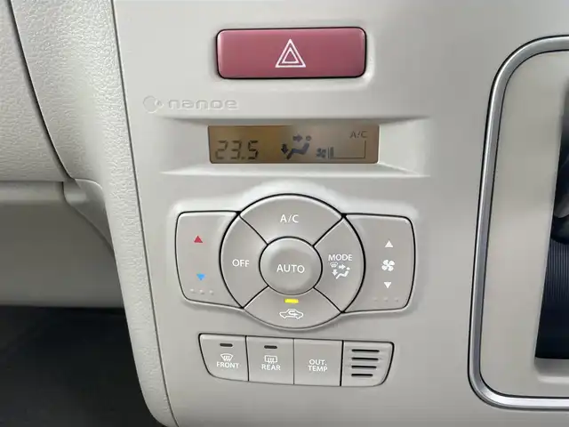 スズキ ラパン X 島根県 2022(令4)年 5.1万km フォーンベージュメタリック/ホワイト2トーンルーフ ワンオーナー　/４WD　/純正８型ＳＤナビ　/フルセグＴＶ　/ＤＶＤ再生　/Ｂｌｕｅｔｏｏｔｈ接続　/全方位／バックカメラ　/前方ドライブレコーダー/アイドリングストップ　/衝突軽減ブレーキ/後方コーナーセンサー　/前席シートヒーター　/スマートキー/純正ＨＩＤヘッドライト　/純正１４インチアルミホイール/純正フロアマット/保証書・取扱説明書/スペアキー1本