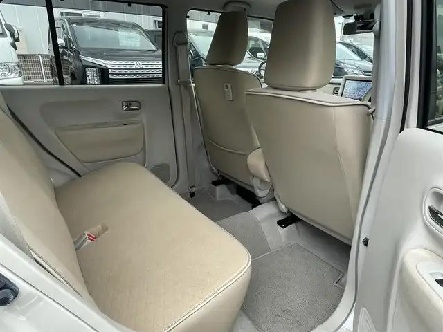 スズキ ラパン X 島根県 2022(令4)年 5.1万km フォーンベージュメタリック/ホワイト2トーンルーフ ワンオーナー　/４WD　/純正８型ＳＤナビ　/フルセグＴＶ　/ＤＶＤ再生　/Ｂｌｕｅｔｏｏｔｈ接続　/全方位／バックカメラ　/前方ドライブレコーダー/アイドリングストップ　/衝突軽減ブレーキ/後方コーナーセンサー　/前席シートヒーター　/スマートキー/純正ＨＩＤヘッドライト　/純正１４インチアルミホイール/純正フロアマット/保証書・取扱説明書/スペアキー1本