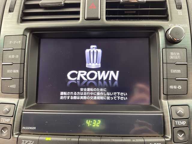 トヨタ クラウン アスリート スペシャルナビパッケージ 岐阜県 2012(平24)年 7.8万km ブラック 純正HDDナビ/フルセグ/DVD/USB/バックカメラ/社外ドライブレコーダー/ビルトインETC/クリアランスソナー/プッシュスタート/サイドバイザー/HIDオートライト/フォグランプ/社外19インチAW