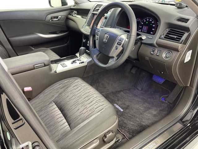 トヨタ クラウン アスリート スペシャルナビパッケージ 岐阜県 2012(平24)年 7.8万km ブラック 純正HDDナビ/フルセグ/DVD/USB/バックカメラ/社外ドライブレコーダー/ビルトインETC/クリアランスソナー/プッシュスタート/サイドバイザー/HIDオートライト/フォグランプ/社外19インチAW