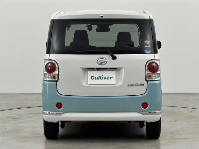 ダイハツ ムーヴ キャンバス X メイクアップ リミテッド SAⅢ 福岡県 2019(令1)年 1.2万km パールホワイトⅢ/ファインミントメタリック 2トーン 社外ナビ　/全方位カメラ　/３６０度ドライブレコーダー　/両側パワースライドドア　/衝突軽減システム　/横滑り防止　/アイドリングストップ　/オートマチックハイビーム　/レベライザー　/オートエアコン　/オートライト