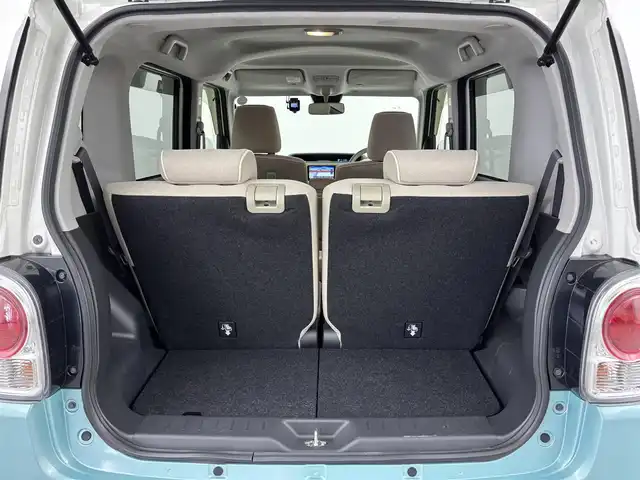 ダイハツ ムーヴ キャンバス X メイクアップ リミテッド SAⅢ 福岡県 2019(令1)年 1.2万km パールホワイトⅢ/ファインミントメタリック 2トーン 社外ナビ　/全方位カメラ　/３６０度ドライブレコーダー　/両側パワースライドドア　/衝突軽減システム　/横滑り防止　/アイドリングストップ　/オートマチックハイビーム　/レベライザー　/オートエアコン　/オートライト