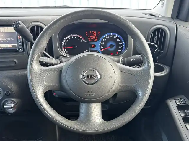 日産 キューブ 15X 滋賀県 2013(平25)年 5.2万km ブリリアントホワイトパール 純正HDDナビ/・CD/DVD/バックカメラ/前後ドライブレコーダー/ETC/スマートキー/アイドリングストップ