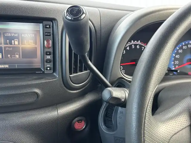 日産 キューブ 15X 滋賀県 2013(平25)年 5.2万km ブリリアントホワイトパール 純正HDDナビ/・CD/DVD/バックカメラ/前後ドライブレコーダー/ETC/スマートキー/アイドリングストップ