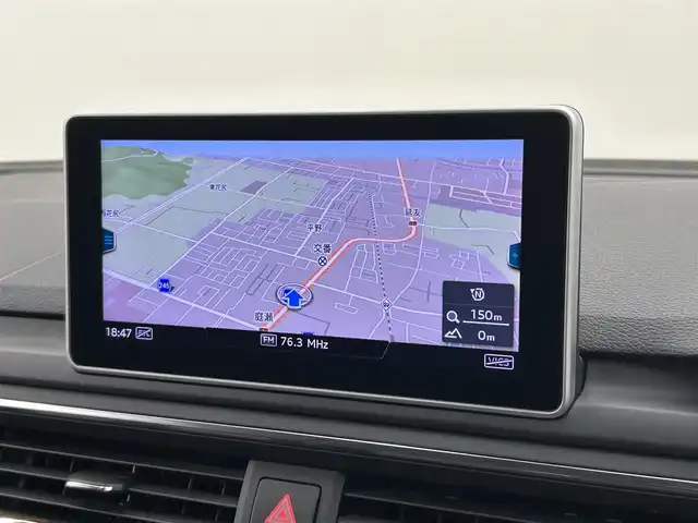 アウディ Ａ４ 2．0TFSI 岡山県 2017(平29)年 5.5万km ミトスブラックメタリック 純正ナビ/フルセグ/黒革シート/シートヒータ/ラグジュアリーパッケージ/ACCラグジュアリーパッケージ/アシスタンスパッケージ/レーンアシスト/アウディプレセンス/サイドアシスト
