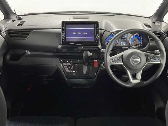 日産 ルークス HWS Gターボ プロパイロットED 広島県 2020(令2)年 0.6万km ブラック プロパイロット/純正9型ナビ/アラウンドビューモニター/ハンズフリーオートスライドドア/リヤサーキュレーター/エマージェンシーブレーキ/車線逸脱警報/車線逸脱抑制/ハイビームアシスト/踏み間違い衝突防止アシスト/LEDヘッドランプ/純正15インチAW/ETC/ドライブレコーダー/USB入力端子
