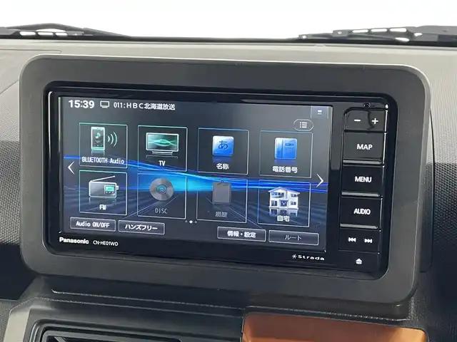 ダイハツ タフト G ターボ 道央・札幌 2021(令3)年 2.7万km ブラックマイカメタリック ・４WD/・社外ナビ/　BT／CD／DVD／USB／SD／iPod／フルセグ/・社外前後ドライブレコーダー/・社外ETC/・レーダーレーダークルーズコントロール/・衝突軽減ブレーキ/・レーンキープアシスト/・横滑り防止/・前後コーナーセンサー/・前席シートヒーター/・置くだけ充電/・プッシュスタート/・スマートキー/・純正エンジンスターター/・LEDヘッドライト/・フロントフォグライト/・オートライト/・オートマチックハイビーム/・純正フロアマット/・社外サマー15インチAW/・社外スタッドレスAW積込（165／65／R15）/・保証書