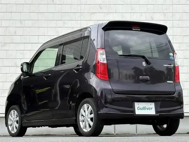スズキ ワゴンＲ FX－LTD 岩手県 2013(平25)年 5万km ミステリアスバイオレットパール 禁煙車/4WD/社外エンジンスターター/カロッツェリア2DINオーディオ/→CD/AUX/USB/FM/AM/運転席シートヒーター/〇プッシュスタート/〇電動格納ミラー/〇ウィンカーミラー/〇ドアバイザー/〇フロアマット/〇スマートキー/スペアキー/冬タイヤ社外アルミホイール車載