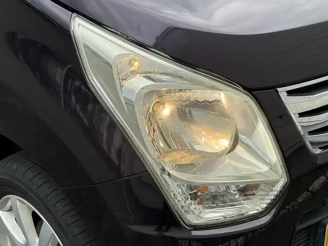 スズキ ワゴンＲ FX－LTD 岩手県 2013(平25)年 5万km ミステリアスバイオレットパール 禁煙車/4WD/社外エンジンスターター/カロッツェリア2DINオーディオ/→CD/AUX/USB/FM/AM/運転席シートヒーター/〇プッシュスタート/〇電動格納ミラー/〇ウィンカーミラー/〇ドアバイザー/〇フロアマット/〇スマートキー/スペアキー/冬タイヤ社外アルミホイール車載