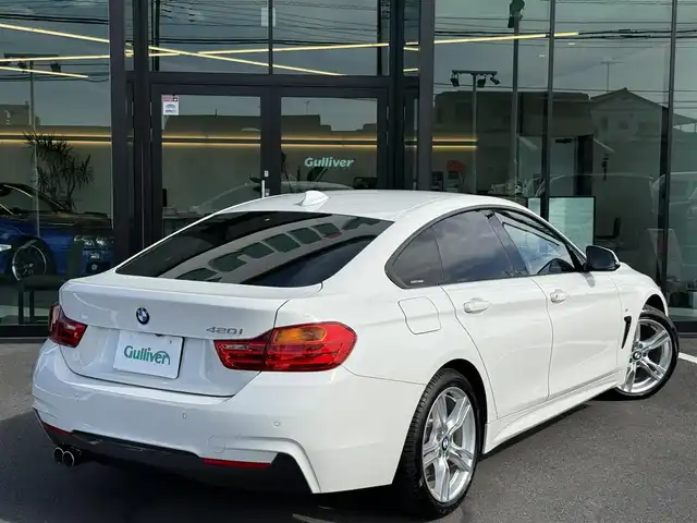 ＢＭＷ ４２０ｉ グランクーペ Mスポーツ 栃木県 2016(平28)年 4.7万km アルピンホワイトⅢ 純正ナビ/Bluetoothオーディオ/バックカメラ/DVD再生/ステリモ/アダプティブクルーズコントロール/レーンチェンジウォーニング/バックソナー/ミラー一体型ETC/前席パワーシート/LEDヘッドライト/パドルシフト/純正18インチAW/前後ドライブレコーダー/スマートキー×2