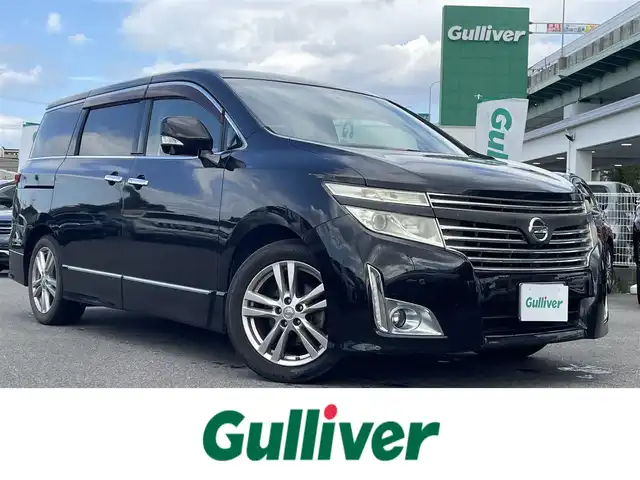 日産 エルグランド 250ハイウェイスター 愛知県 2011(平23)年 12.9万km ファントムブラック