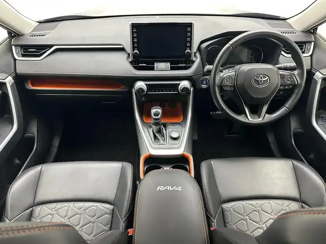 トヨタ ＲＡＶ４ アドベンチャー 兵庫県 2021(令3)年 5.1万km アティチュードブラックマイカ 純正コネクトナビ/フルセグ BT USB/バックカメラ/レーダークルーズコントロール/プリクラッシュセーフティー/LTA/PKSB/RSA/クリアランスソナー/ビルトインETC/DAC/LEDヘッドライト/LEDフォグライト/オートライト/オートハイビーム/電子パーキング/HOLD/TRDマッドガード/レザー調シートカバー/スマートキー