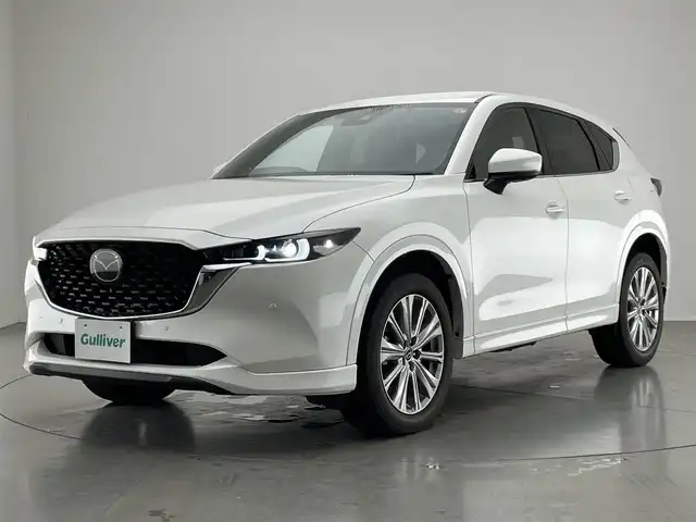 マツダ ＣＸ－５ XD エクスクルーシブモード 愛知県 2022(令4)年 1.6万km スノーフレイクホワイトパールマイカ 純正１０．２５型ナビ　ＢＯＳＥ　黒革　全方位カメラ　禁煙　ＨＵＤ　ワイヤレス充電　ベンチレーション　ＥＴＣ　前後ドラレコ　電動リヤゲート　ＢＳＭ　シートヒーター　衝突軽減　追従クルコン　ＬＥＤライト