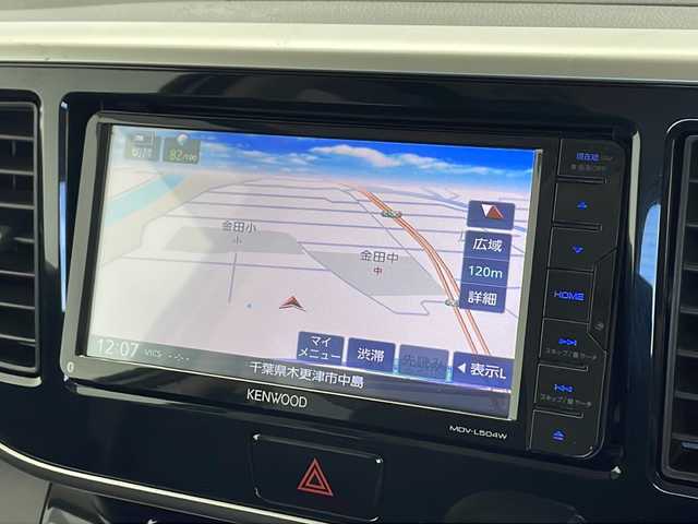 日産 デイズ ルークス ハイウェイスターターボ 千葉県 2015(平27)年 7万km クールシルバー 純正ナビ/AM/FM/CD/DVD/BT/SD/フルセグTV/全方位カメラ/両側パワースライドドア/ETC/ドライブレコーダー/アイドリングストップ