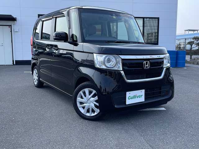 ホンダ Ｎ ＢＯＸ G L ホンダセンシング 山口県 2018(平30)年 8万km クリスタルブラックパール 純正ナビ/Bluetooth/フルセグテレビ/片側パワースライドドア/ホンダセンシング/レーンキープアシスト/ドライブレコーダー/ETC/純正フロアマット/プッシュスタート