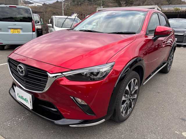 マツダ ＣＸ－３ 15S ツーリング 福岡県 2022(令4)年 1.9万km ソウルレッドクリスタルM ワンオーナー/メーカーナビ/（AM/FM/USB/CD/DVD/AUX/Bluetooth/ワンセグTV）/レーンキープ/トラクションコントロール/パーキングアシスト/オートホールド/ハンズフリー/ビルドETC/オートライト/LEDライト/プッシュスタート/純正フロアマット/純正アルミホイール/電格ミラー/保証書/取扱説明書