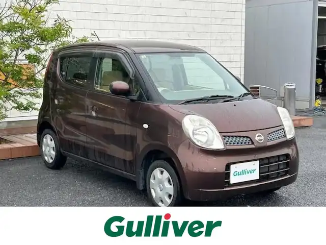 日産 モコ E 茨城県 2008(平20)年 8.1万km マルーンブラウンパール パワーウィンドウ　/パワーステアリング/ＡＢＳ　/純正フロアマット　/ベンチシート　/エアバックＷ　/ハロゲンライト