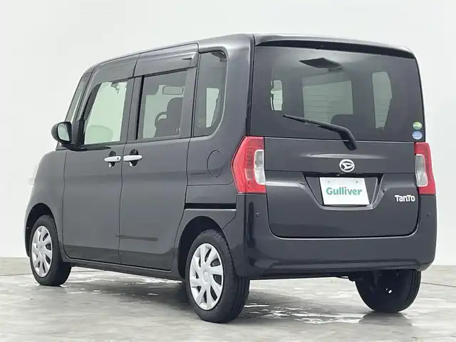 ダイハツ タント X SA Ⅲ 群馬県 2018(平30)年 5.7万km ブラックマイカメタリック 社外７インチナビ　バックカメラ　片側パワースライドドア　ＡＨＢ　オートライト　ベンチシート　純正ゴムフロアマット　ステアリングリモコン　ＥＴＣ　スマートキー　横滑り防止装置　盗難防止装置　禁煙車