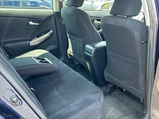 トヨタ プリウス ＰＨＶ S 東京都 2014(平26)年 8.3万km ダークブルーマイカ 純正ナビ（NSZA-X64T）/・Bluetooth/TV/CD/DVD/ドライブレコーダー（DC-DR410）/シートヒーター/オートライト/横滑り防止装置/純正15インチホイール/取扱説明書/保証書