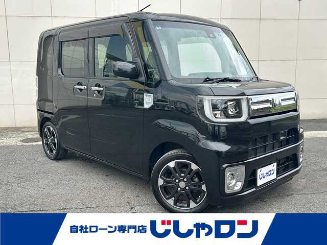 ダイハツ ウェイク G ターボ　レジャーエディション SA Ⅱ 埼玉県 2016(平28)年 9.1万km 黒 (株)IDOMが運営する【じしゃロン熊谷店】の自社ローン専用車両になりますこちらは現金またはオートローンご利用時の価格です。自社ローンご希望の方は別途その旨お申付け下さい/純正ナビ　NMCK-W66D/（ワンセグTV/CD/AM/FM/SD/USB）/バックカメラ/ETC/両側パワースライドドア/スマートアシスト/・衝突警報機能/・衝突回避支援ブレーキ機能/・誤発進抑制制御機能/・先行車お知らせ機能/・車線逸脱警報機能/アイドリングストップ/ステアリングスイッチ/純正ラバーフロアマット/純正ドアバイザー/ロールサンシェード/電動格納ミラー/プッシュスタート/スマートキースペア×１/車両・ナビ取扱説明書/保証書