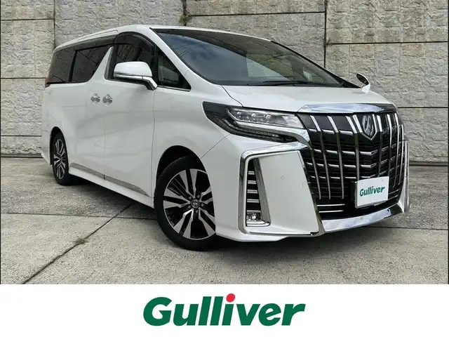 トヨタ アルファード S Cパッケージ 長崎県 2021(令3)年 6.7万km ホワイトパールクリスタルシャイン ワンオーナー/サンルーフ/純正ナビ/（CD/DVD/BT/フルセグ）/バックカメラ/フリップダウンモニター/衝突軽減システム/レーンアシスト/ブラインドスポットモニター/デジタルインナーミラー/パワーシート/シートヒーター/エアシート/ハンドルヒーター/両側パワースライドドア/パワーバックドア/ドライブレコーダー/社外レーダー（AR-G5A）/純正18インチAW