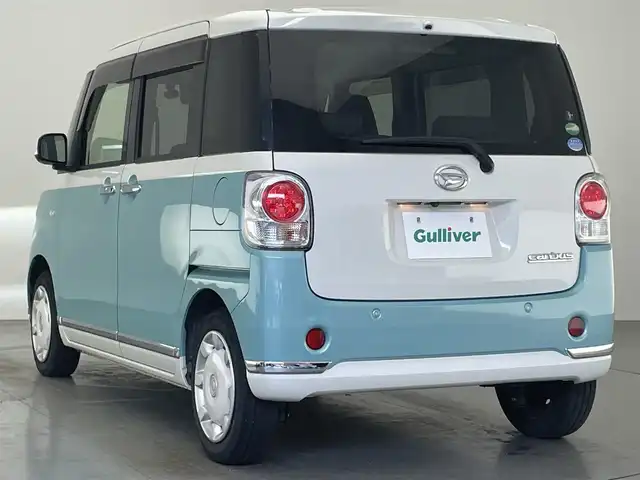 ダイハツ ムーヴ キャンバス G メイクアップ リミテッド　SAⅢ 愛知県 2019(平31)年 7.3万km パールホワイトⅢ/ファインミントメタリック 2トーン 純正ナビ　全方位カメラ　禁煙　両側パワスラ　Ｂｌｕｅｔｏｏｔｈ　フルセグＴＶ　ＤＶＤ　ドラレコ　ＥＴＣ　スマートアシストIII　衝突軽減　アイドリングストップ　オートハイビーム　ＬＥＤライト　フォグ　プッシュスタート　スマートキー