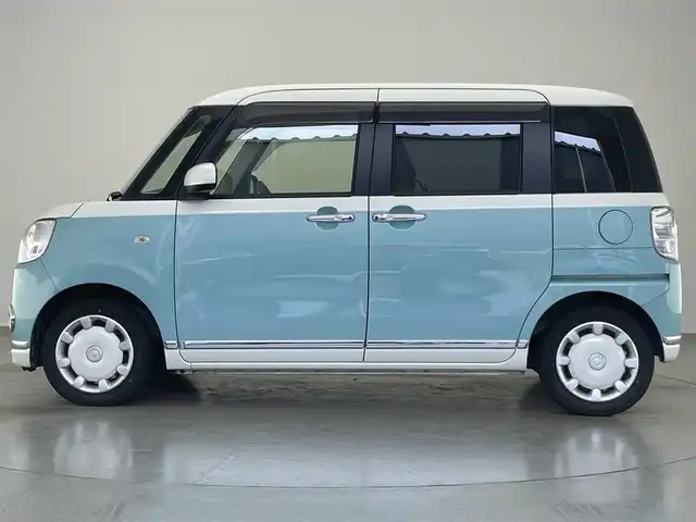 ダイハツ ムーヴ キャンバス G メイクアップ リミテッド　SAⅢ 愛知県 2019(平31)年 7.3万km パールホワイトⅢ/ファインミントメタリック 2トーン 純正ナビ　全方位カメラ　禁煙　両側パワスラ　Ｂｌｕｅｔｏｏｔｈ　フルセグＴＶ　ＤＶＤ　ドラレコ　ＥＴＣ　スマートアシストIII　衝突軽減　アイドリングストップ　オートハイビーム　ＬＥＤライト　フォグ　プッシュスタート　スマートキー
