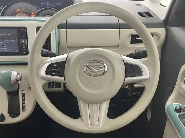 ダイハツ ムーヴ キャンバス G メイクアップ リミテッド　SAⅢ 愛知県 2019(平31)年 7.3万km パールホワイトⅢ/ファインミントメタリック 2トーン 純正ナビ　全方位カメラ　禁煙　両側パワスラ　Ｂｌｕｅｔｏｏｔｈ　フルセグＴＶ　ＤＶＤ　ドラレコ　ＥＴＣ　スマートアシストIII　衝突軽減　アイドリングストップ　オートハイビーム　ＬＥＤライト　フォグ　プッシュスタート　スマートキー
