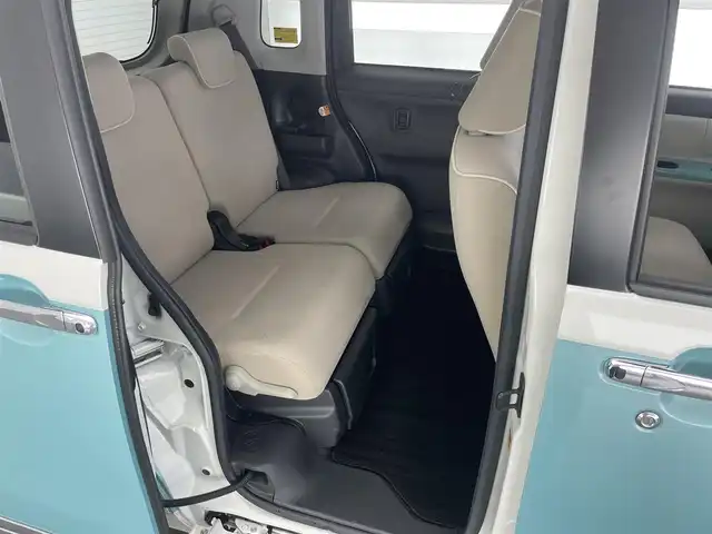 ダイハツ ムーヴ キャンバス G メイクアップ リミテッド　SAⅢ 愛知県 2019(平31)年 7.3万km パールホワイトⅢ/ファインミントメタリック 2トーン 純正ナビ　全方位カメラ　禁煙　両側パワスラ　Ｂｌｕｅｔｏｏｔｈ　フルセグＴＶ　ＤＶＤ　ドラレコ　ＥＴＣ　スマートアシストIII　衝突軽減　アイドリングストップ　オートハイビーム　ＬＥＤライト　フォグ　プッシュスタート　スマートキー