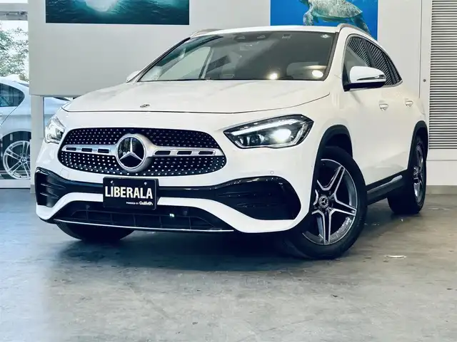 メルセデス・ベンツ ＧＬＡ２００ｄ 4マチック AMGライン 大阪府 2020(令2)年 4万km ポーラホワイト ワンオーナー/レーダーセーフティP/純正ナビ/TV/360度カメラ/純正19インチAW/LEDヘッドライト/アンビエントライト/電動リアゲート/ACC/ブラインドスポット/ハーフ革/メモリ付きパワーシート/シートヒーター/ワイヤレス充電