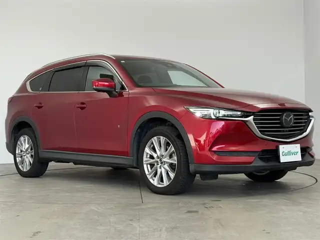 マツダ ＣＸ－８ XD プロアクティブ 愛知県 2018(平30)年 6.3万km ソウルレッドクリスタルM ブラインドスポットモニター/全方位モニター/純正フリップダウンモニター/レーダークルーズコントロール/レーンキープアシスト/純正ナビ/フルセグTV/Bluetooth接続/DVD/CD/AM/FM/USB/シートヒーター/本革ステアリング/ステアリングヒーター/パワーバックドア/ドライブレコーダー/電動パワーシート/LEDヘッドライト/オートライト/コーナーセンサー/純正フロアマット/純正19インチアルミホイール/ETC/スマートキー