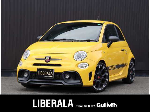 アバルト ５９５ コンペティツィオーネ 静岡県 2018(平30)年 5万km 黄 純正ディスプレイオーディオ/Bluetooth/AM/FM/ハーフレザーシート/ETC/純正17インチAW/brembo赤キャリパー/後方コーナーセンサー/HIDヘッドライト/スペアキー