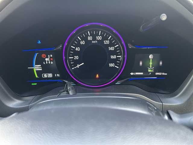 ホンダ ヴェゼル ハイブリッド X 道東・釧路十勝 2014(平26)年 9.1万km ホワイトオーキッドパール 4WD社外ナビフルセグBluetoothETCドライブレコーダーシートヒータープッシュスタートヘッドライトLED純正AW