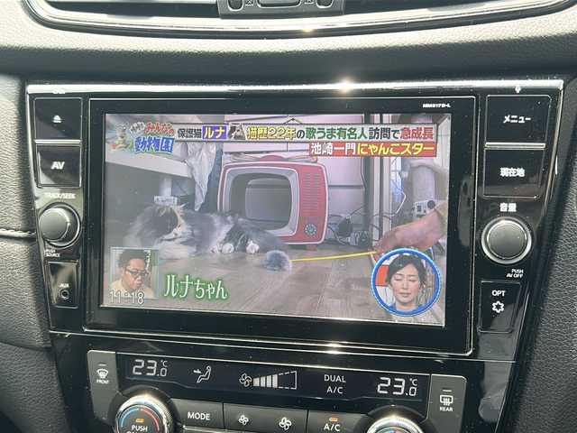 日産 エクストレイル ハイブリッド 20Xi 岐阜県 2018(平30)年 5.8万km ガーネットレッド ハーフレザーシート/ディーラーオプションナビ［MM517D-L］/フルセグTV/BT/CD/DVD/SD/FM/AM/アラウンドビューモニター/バックカメラ/クリアランスソナー/プロパイロット/エマージェンシーブレーキ/レーンキープアシスト/ブラインドスポットモニター/先行者発進お知らせ機能/電動リアゲート/ビルトインETC/インテリジェントルームミラー/ドライブレコーダー/ヒルディセントコントロール/パートタイム４WD/革巻きステアリング/ステアリングスイッチ/LEDヘッドライト/オートライト/電動パーキング/オートホールド/電動格納ミラー/ウインカーミラー/純正バイザー/純正マット/プッシュスタート