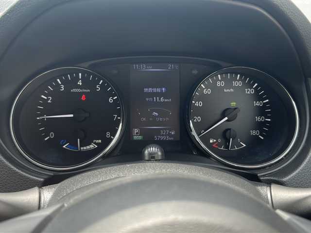 日産 エクストレイル ハイブリッド 20Xi 岐阜県 2018(平30)年 5.8万km ガーネットレッド ハーフレザーシート/ディーラーオプションナビ［MM517D-L］/フルセグTV/BT/CD/DVD/SD/FM/AM/アラウンドビューモニター/バックカメラ/クリアランスソナー/プロパイロット/エマージェンシーブレーキ/レーンキープアシスト/ブラインドスポットモニター/先行者発進お知らせ機能/電動リアゲート/ビルトインETC/インテリジェントルームミラー/ドライブレコーダー/ヒルディセントコントロール/パートタイム４WD/革巻きステアリング/ステアリングスイッチ/LEDヘッドライト/オートライト/電動パーキング/オートホールド/電動格納ミラー/ウインカーミラー/純正バイザー/純正マット/プッシュスタート