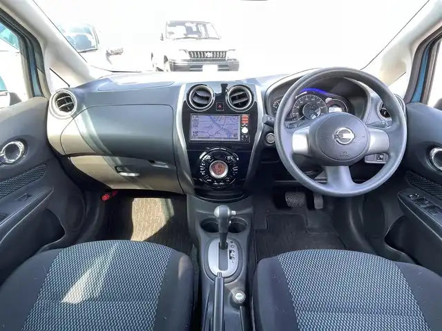 日産 ノート X DIG－S 佐賀県 2014(平26)年 3.7万km ソニックブルー 純正SDナビ/・フルセグTV/AM/FM/CD/SD/USB/アイドリングストップ/バックカメラ/プッシュスタート/スマートキー/ETC/ISOFIX対応/純正フォグライト/純正フロアマット/純正ドアバイザ―/スペアキー１本