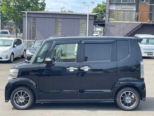 ホンダ Ｎ ＢＯＸ カスタム G ターボ Lパッケージ 宮城県 2015(平27)年 9.2万km スマートブラック (株)IDOMが運営する【じしゃロン仙台店】の自社ローン専用車両になりますこちらは現金またはオートローンご利用時の価格です。自社ローンご希望の方は別途その旨お申付け下さい/両側パワースライドドア/SDナビ/フルセグ/Bluetooth/CD/DVD/バックカメラ/クルコン/ETC/HIDヘッドライト