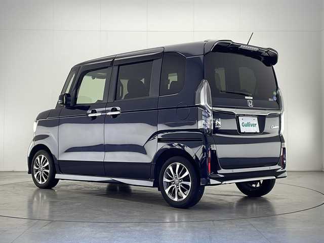 ホンダ Ｎ ＢＯＸ カスタム L 宮崎県 2021(令3)年 4.2万km ミッドナイトブルービームM 禁煙車/ホンダセンシング/純正ナビTV/（Gathers/VXM-214VFi/CD/DVD/Bluetooth/フルセグTV)/純正バックカメラ/純正ドライブレコーダー（前後）/純正LEDオートライト/純正LEDフォグ/純正14インチアルミ/純正フロアマット/左側電動スライドドア/アダプティブクルーズコントロール/レーンディパーチャーアラート/クリアランスソナー/ウインカードアミラー/オートエアコン（プラズマクラスター）/前席シートヒーター/スマートキー/プッシュエンジンスタート/新車時保証書/取扱い説明書