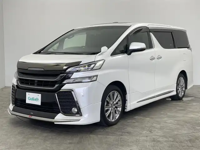 トヨタ ヴェルファイア Z Aエディション 群馬県 2016(平28)年 3.8万km ホワイトパールクリスタルシャイン モデリスタ　Ｗサンルーフ　純正１０型ナビ　Ｂカメラ　クルコン　１００Ｖ電源　両側パワスラ　ＰＷバックドア　前ドラレコ　ビルトインＥＴＣ　コーナーセンサー　ＬＥＤヘッド　フォグランプ　純正アルミ　リア5面スモークフィルム　禁煙車