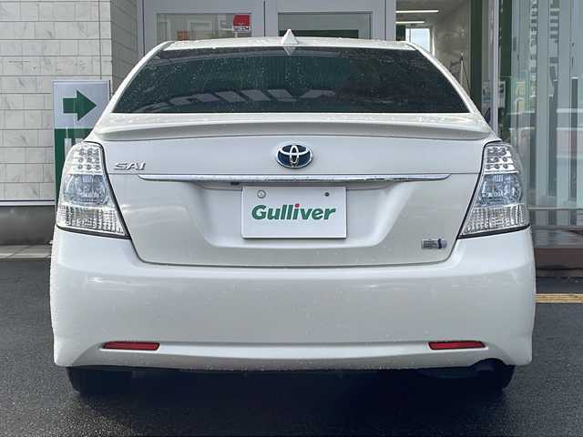 トヨタ ＳＡＩ G Aパッケージ 鳥取県 2012(平24)年 14万km パール メーカーポップアップナビ/フルセグ/バックカメラ/スマートキー/プッシュスタート/ビルトインETC/レーダークルーズ/革調シートカバー/前席パワーシート/社外AW/ウッドコンビハンドル/ウッド調パネル/リアスポイラー/ステアリングリモコン