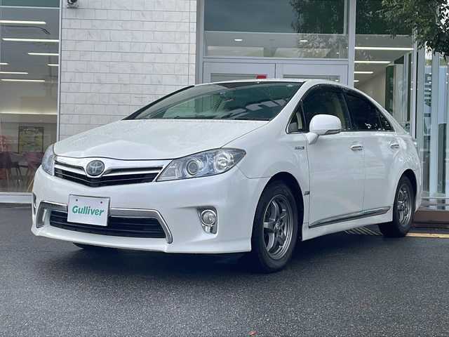 トヨタ ＳＡＩ G Aパッケージ 鳥取県 2012(平24)年 14万km パール メーカーポップアップナビ/フルセグ/バックカメラ/スマートキー/プッシュスタート/ビルトインETC/レーダークルーズ/革調シートカバー/前席パワーシート/社外AW/ウッドコンビハンドル/ウッド調パネル/リアスポイラー/ステアリングリモコン