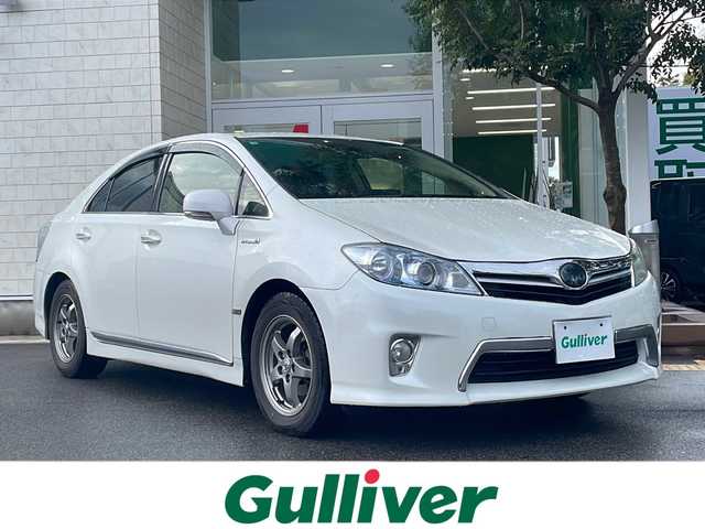 トヨタ ＳＡＩ G Aパッケージ 鳥取県 2012(平24)年 14万km パール メーカーポップアップナビ/フルセグ/バックカメラ/スマートキー/プッシュスタート/ビルトインETC/レーダークルーズ/革調シートカバー/前席パワーシート/社外AW/ウッドコンビハンドル/ウッド調パネル/リアスポイラー/ステアリングリモコン