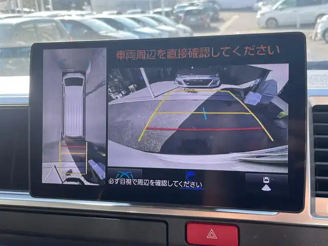トヨタ ハイエース GL ロング 島根県 2021(令3)年 7.1万km ホワイトパールクリスタルシャイン 社外１０インチフローティングナビ/フルセグＴＶ/ＤＶＤ再生/Bluetooth接続/フリップダウンモニター/全周囲カメラ/パイオニア製ルーフスピーカー/ＥＴＣ２．０/前後ドライブレコーダー/衝突軽減ブレーキ/レーンキープアシスト/前後コーナーセンサー/パワースライドドア/リアゲートイージークローザー/レザー調シートカバー/essex製アルミホイール/LEDヘッドライト/切替式フォグランプ（白/黄）/スペアキー1本