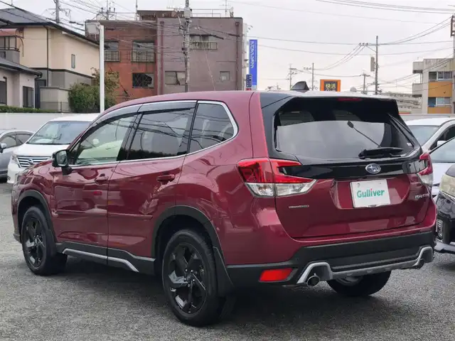 スバル フォレスター スポーツ 熊本県 2024(令6)年 0.2万km クリムゾンレッドP ワンオーナー/純正SDナビ（CN-FX800D）/【フルセグテレビ/Bluetooth/CD/DVD】/サイド・バックカメラ/アイサイト/衝突軽減ブレーキ/レーダークルーズコントロール/ステアリングスイッチ/ハーフレザーシート/前席シートヒーター/前席パワーシート/ステアリングヒーター/電子パーキング/オートホールド/ETC/純正18インチAW/アイドリングストップ/パワーシート/横滑り防止/保証書/取扱説明書