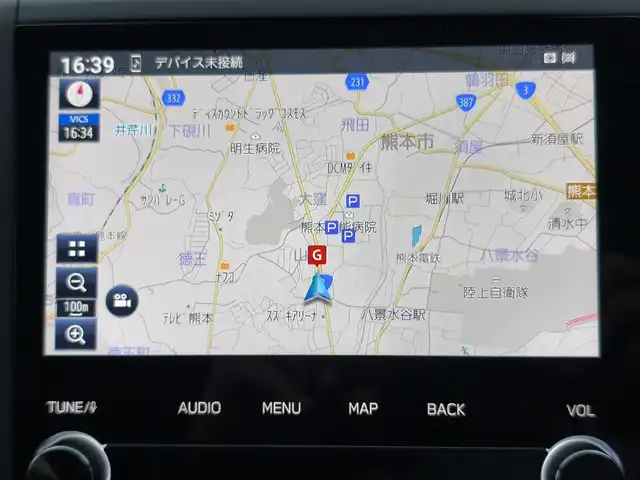 スバル フォレスター スポーツ 熊本県 2024(令6)年 0.2万km クリムゾンレッドP ワンオーナー/純正SDナビ（CN-FX800D）/【フルセグテレビ/Bluetooth/CD/DVD】/サイド・バックカメラ/アイサイト/衝突軽減ブレーキ/レーダークルーズコントロール/ステアリングスイッチ/ハーフレザーシート/前席シートヒーター/前席パワーシート/ステアリングヒーター/電子パーキング/オートホールド/ETC/純正18インチAW/アイドリングストップ/パワーシート/横滑り防止/保証書/取扱説明書