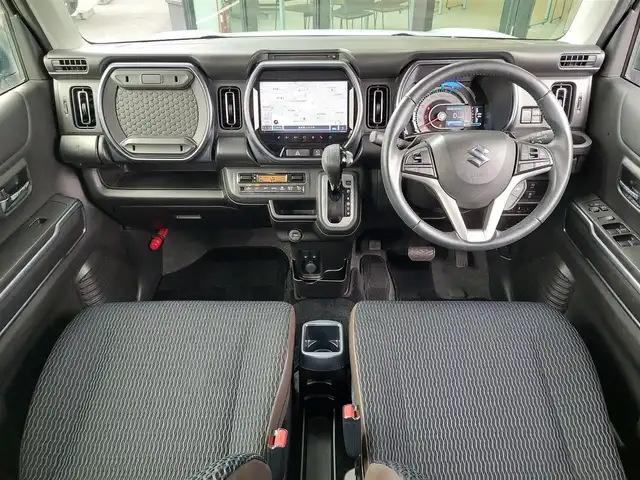 スズキ ハスラー Jスタイル ターボ 東京都 2022(令4)年 1.9万km オフブルーメタリック/ガンメタリック2トーンルーフ スズキセーフティサポート/・デュアルカメラブレーキサポート/・車線逸脱警報機能/・先行車発進お知らせ機能/・誤発進抑制機能/・アダプティブクルーズコントロール/・コーナーセンサー/・全方位モニター/プッシュスタート/アイドリングストップ/パドルシフト/純正ナビ/フルセグTV/ETC/ドライブレコーダー/ルーフレール/シートヒーター/LEDヘッドライト/オートライト/ドアバイザー/15インチ純正アルミホイール/スマートキー