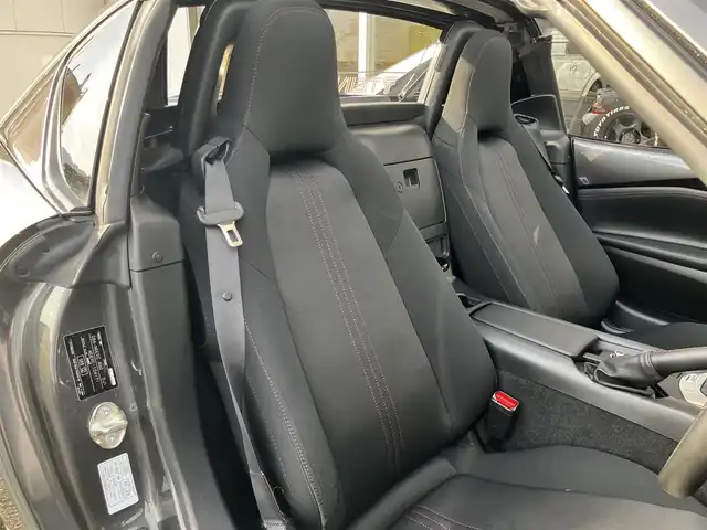 マツダ ロードスター ＲＦ S 山口県 2017(平29)年 1.6万km マシーングレープレミアムM 純正ナビ＆フルセグTV/＆CD/DVDプレーヤー/純正フロアマット/社外車高調/社外17インチアルミ/アドバンスドキー/エンジンプッシュスタート/オートライト/パドルシフト/ETC