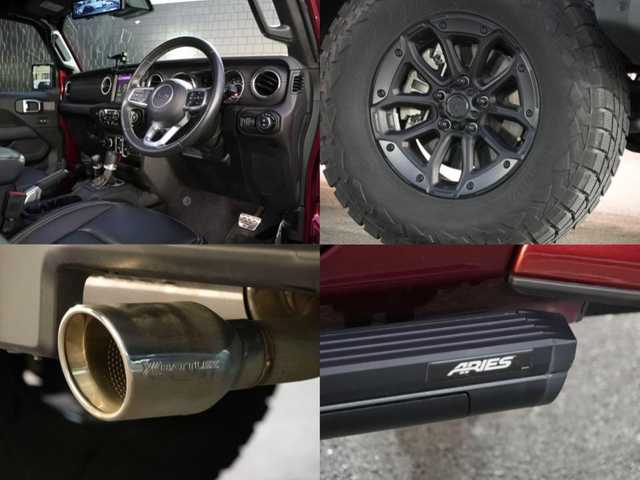 クライスラー・ジープ ラングラー アンリミテッド サハラ 静岡県 2021(令3)年 1.3万km ワインＭ JEPPESEN17インチAW 1インチリフトアップ/BATTLEZ2本出しマフラー/ARIESサイドステップ/社外エアクリーナー/BESTOPソフトトップ/ブラックレザーシートシートヒーター/衝突軽減ブレーキACC/ブラインドスポットモニター/社外ボンネットダンパー/社外アンテナ/UconnectナビフルセグTVCarplayBluetooth/デジタルインナーミラー前後ドラレコ/DSRCETC