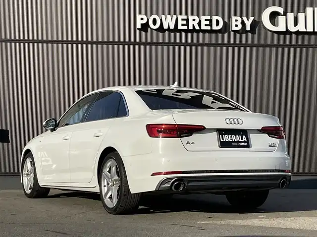アウディ Ａ４ 2.0 TFSI クワトロ スポーツ Sライン PKG 長野県 2016(平28)年 5.1万km グレイシアホワイトメタリック ACC/ Audiサイドアシスト / パークアシスト/ バーチャルコックピット / マトリクスLED / ダイナミックインジケーター/ MMIナビ / 360°カメラ / ハーフレザ-シート / シートヒーター / PWシート / 前後ドラレコ